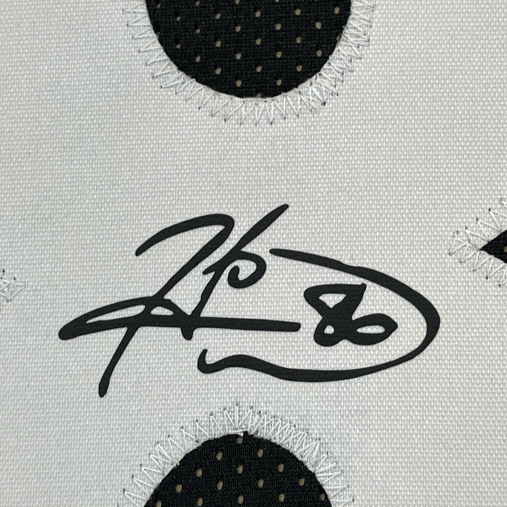 Framed Facsimile Autographed Hines Ward 35x39 Pittsburgh Black Reprint Laser Auto Football Jersey (ONLINE ORDER ONLY)