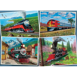 Historic Locomotives 1000 Piece Jigsaw Puzzle Cobble Hill (ONLINE ORDER ONLY)
