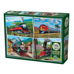 Historic Locomotives 1000 Piece Jigsaw Puzzle Cobble Hill (ONLINE ORDER ONLY)