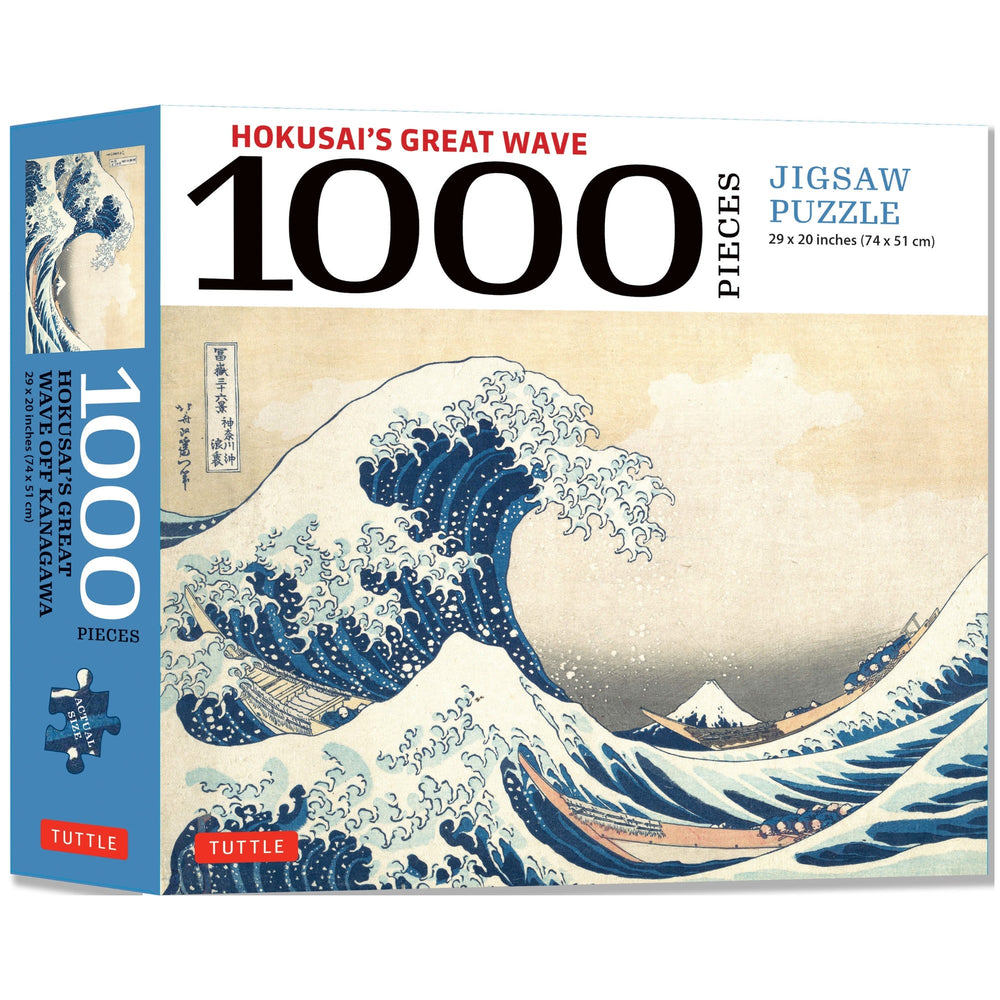 Hokusai's Great Wave 1000 Piece Jigsaw Puzzle Tuttle (ONLINE ORDER ONLY)