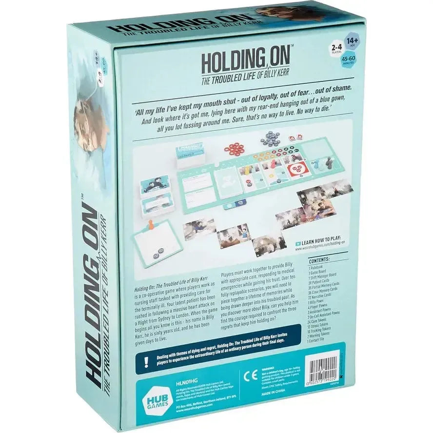Holding On - The Troubled Life of Billy Kerr Co-Op Board Game - Hub Games (ONLINE ORDER ONLY)