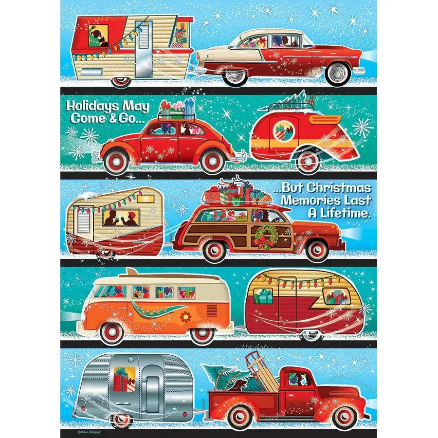 Holiday Hustle 1000 Piece Jigsaw Puzzle Cobble Hill (ONLINE ORDER ONLY)