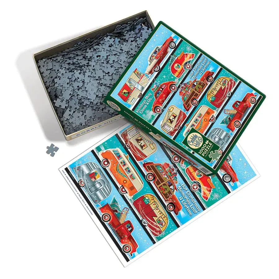 Holiday Hustle 1000 Piece Jigsaw Puzzle Cobble Hill (ONLINE ORDER ONLY)