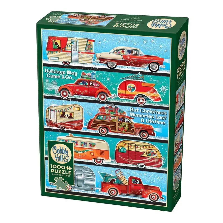 Holiday Hustle 1000 Piece Jigsaw Puzzle Cobble Hill (ONLINE ORDER ONLY)