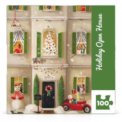 Holiday Open House by Janet Hill 100 Piece Mini Jigsaw Puzzle NYPC (ONLINE ORDER ONLY)