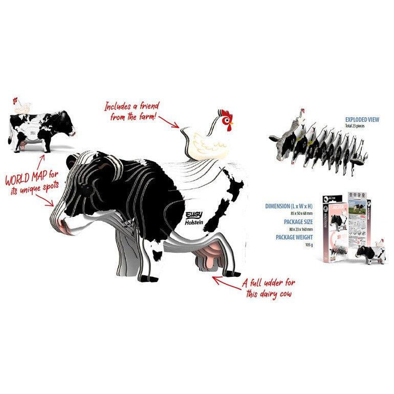 Holstein 3D Cardboard Model Kit Eugy (ONLINE ORDER ONLY)