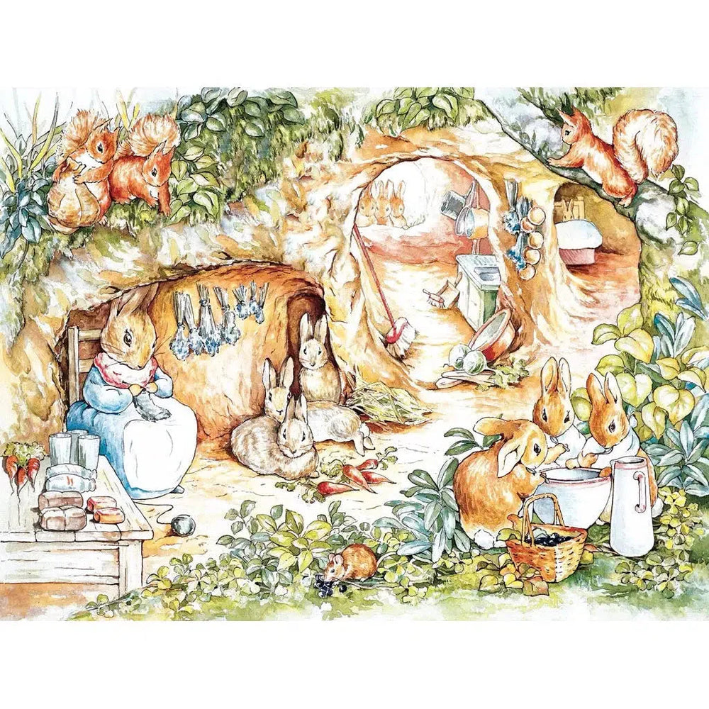 Home Sweet Burrow Peter Rabbit 750 Piece Jigsaw Puzzle NYPC (ONLINE ORDER ONLY)