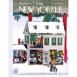 Home for the Holidays The New Yorker 100 Piece Mini Jigsaw Puzzle NYPC