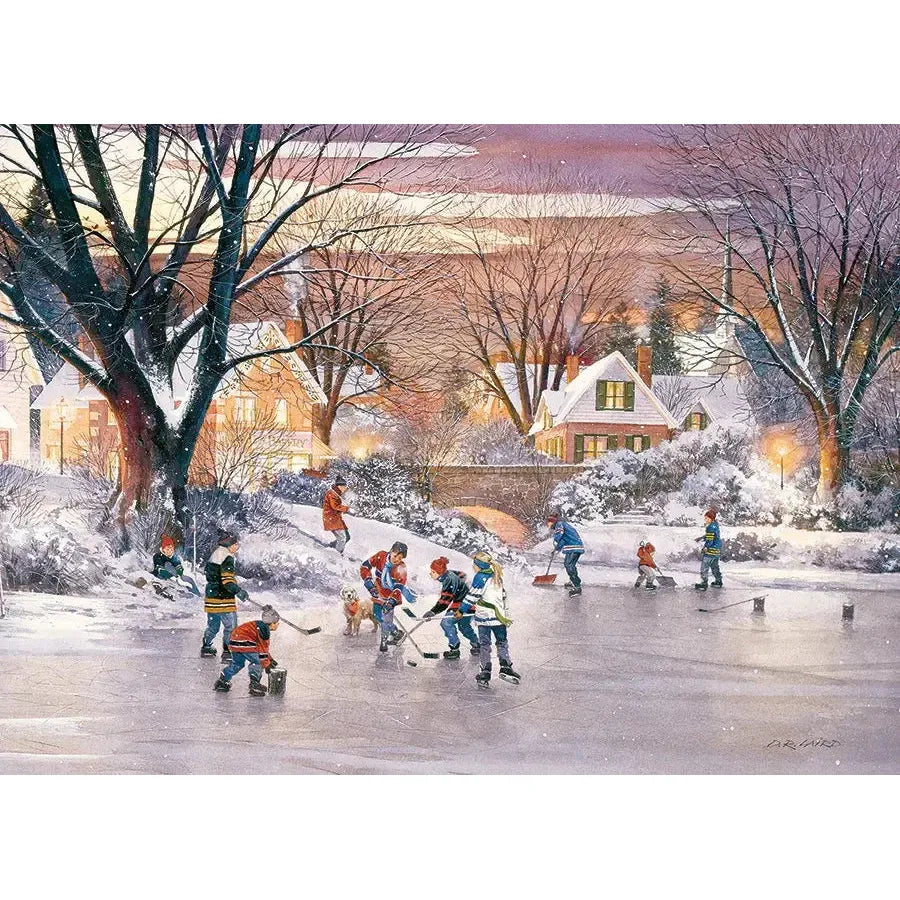 Hometown Hockey 1000 Piece Jigsaw Puzzle Cobble Hill (ONLINE ORDER ONLY)