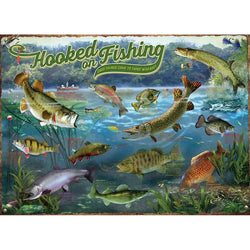 Hooked on Fishing 1000 Piece Jigsaw Puzzle Cobble Hill (ONLINE ORDER ONLY)