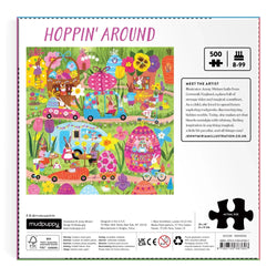 Hoppin' Around 500 Piece Jigsaw Puzzle Mudpuppy (ONLINE ORDER ONLY)