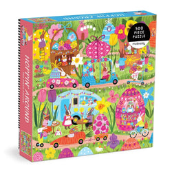 Hoppin' Around 500 Piece Jigsaw Puzzle Mudpuppy (ONLINE ORDER ONLY)