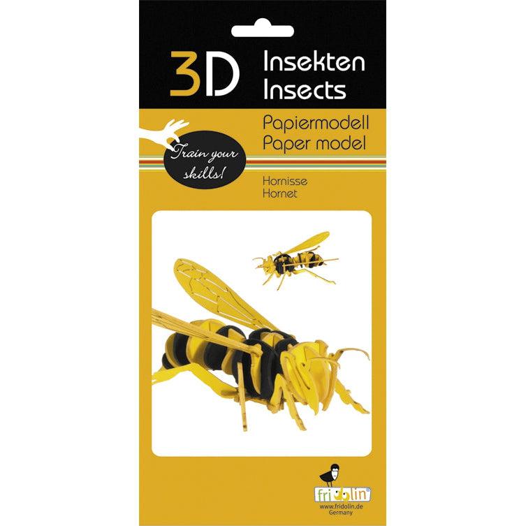 Hornet 3D Cardboard Model Kit Fridolin (ONLINE ORDER ONLY)