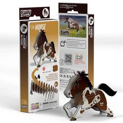 Horse 3D Cardboard Model Kit Eugy (ONLINE ORDER ONLY)