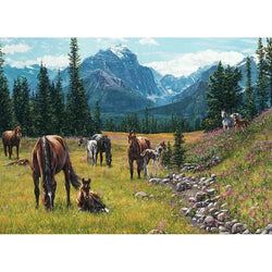 Horse Meadow 1000 Piece Jigsaw Puzzle Cobble Hill (ONLINE ORDER ONLY)