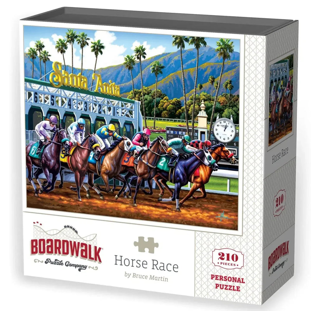 Horse Race 210 Piece Jigsaw Puzzle Boardwalk (ONLINE ORDER ONLY)