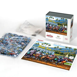 Horse Race 500 Piece Jigsaw Puzzle Boardwalk (ONLINE ORDER ONLY)