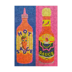 Hot Sauce 99 Piece Mini Jigsaw Puzzle Happily (ONLINE ORDER ONLY)