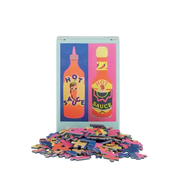 Hot Sauce 99 Piece Mini Jigsaw Puzzle Happily (ONLINE ORDER ONLY)