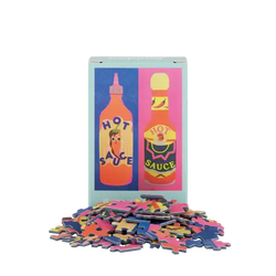 Hot Sauce 99 Piece Mini Jigsaw Puzzle Happily (ONLINE ORDER ONLY)