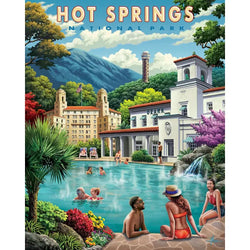 Hot Springs Arkansas 500 Piece Jigsaw Puzzle Boardwalk (ONLINE ORDER ONLY)