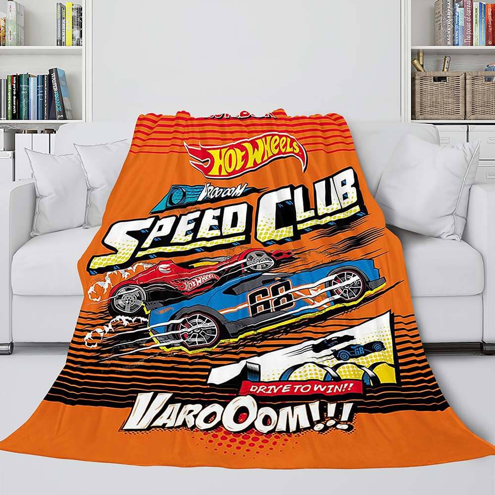 Hot Wheels Blanket Flannel Fleece Blanket Quilt Throw Cosplay Bedding (Online Order Only)