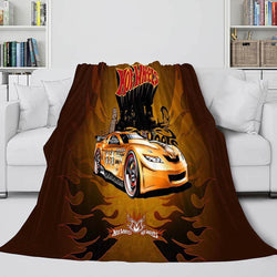 Hot Wheels Blanket Flannel Fleece Blanket Quilt Throw Cosplay Bedding (Online Order Only)