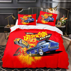Hot Wheels Cosplay Bedding Set Quilt Covers Without Filler