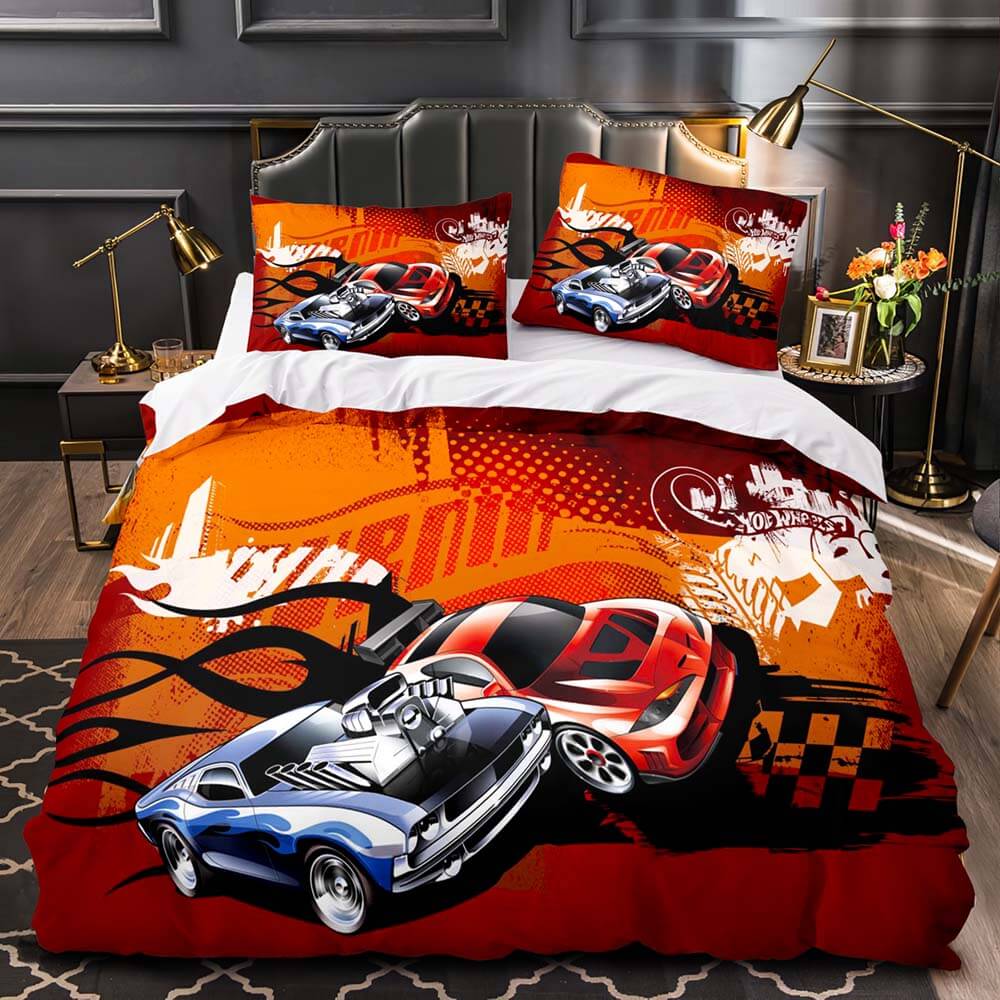 Hot Wheels Cosplay Bedding Set Quilt Covers Without Filler