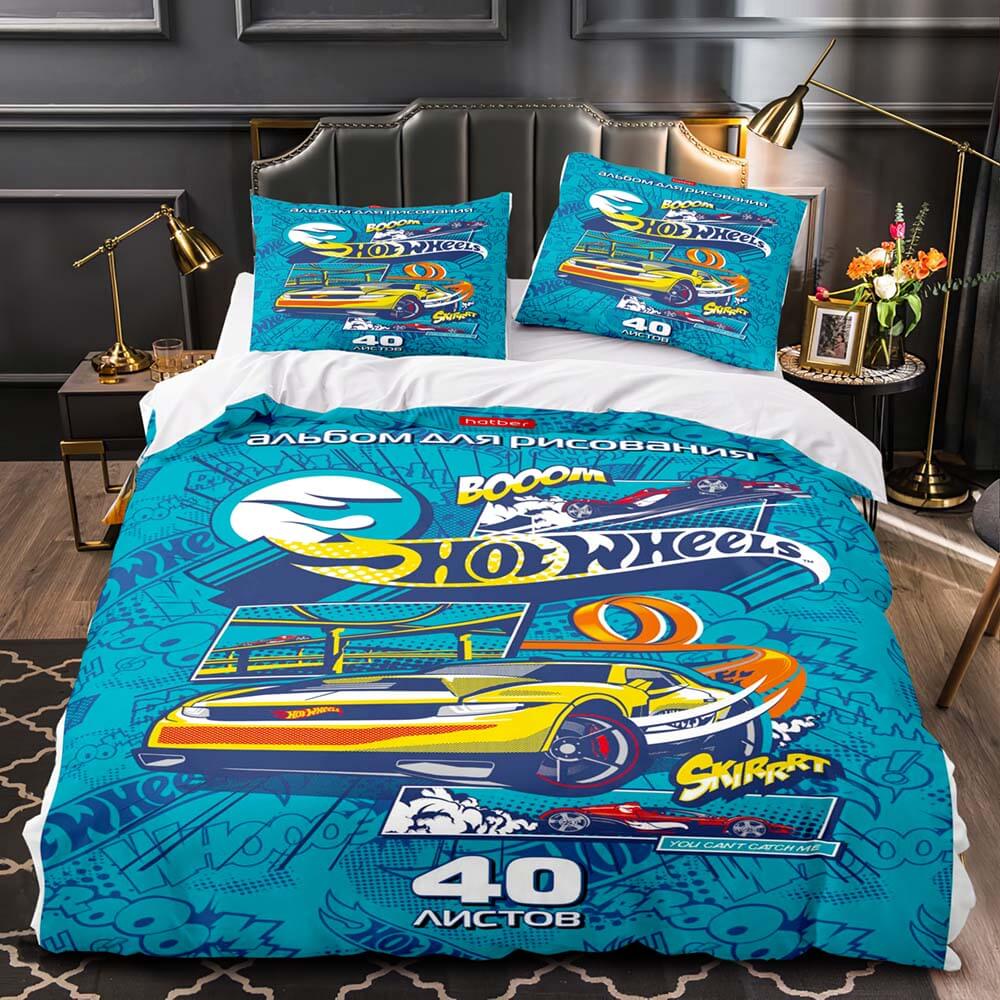Hot Wheels Cosplay Bedding Set Quilt Covers Without Filler