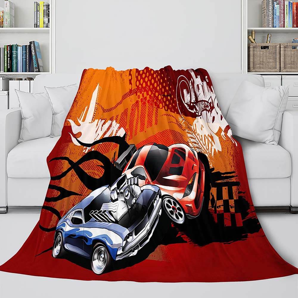 Hot Wheels Blanket Flannel Fleece Blanket (Online Order Only)