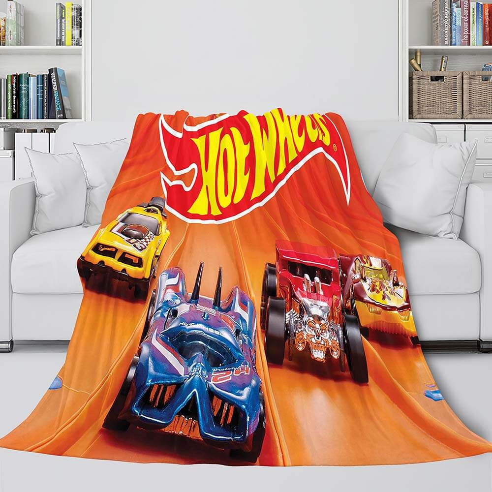 Hot Wheels Blanket Flannel Fleece Blanket (Online Order Only)