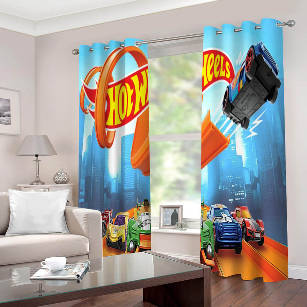 Hot Wheels Curtains Blackout Window Drapes (Online Order Only)