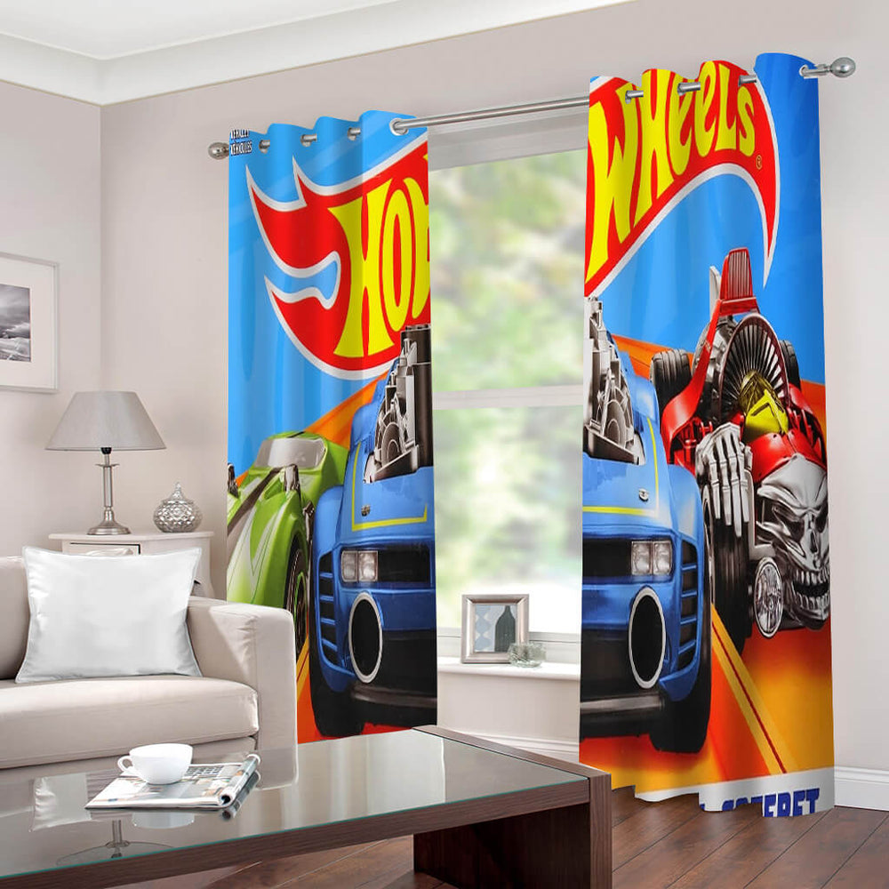 Hot Wheels Curtains Blackout Window Drapes (Online Order Only)