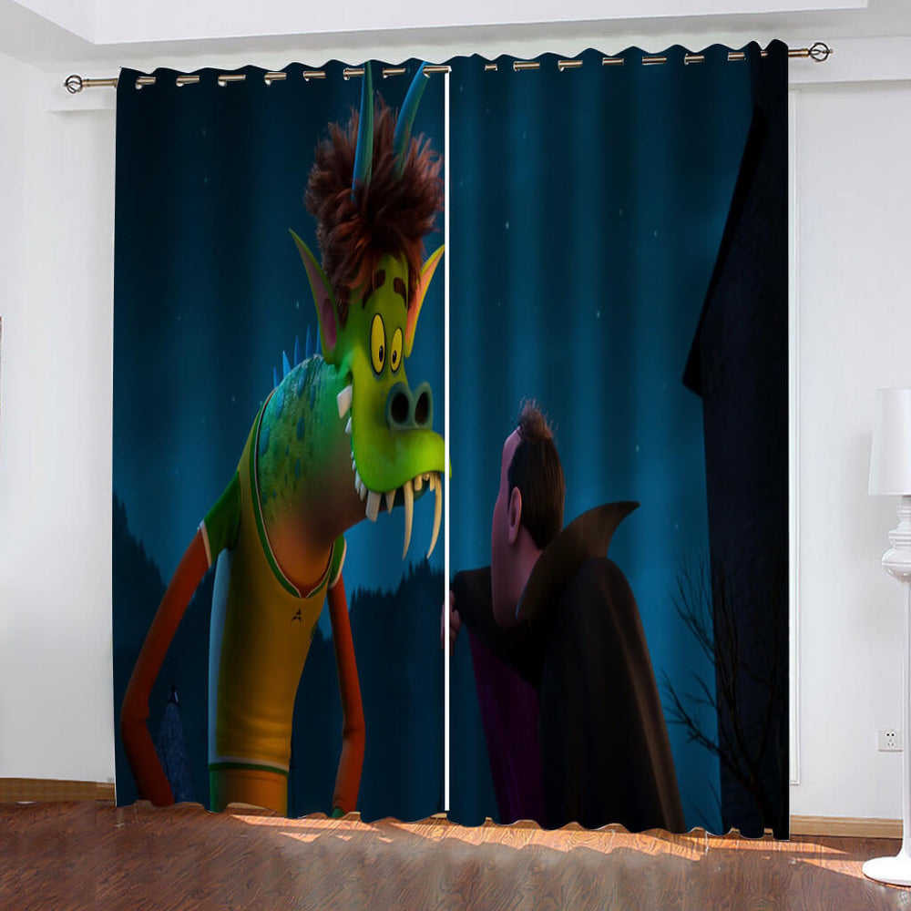 Hotel Transylvania 4 Transformania Curtains Blackout Window Drapes (Online Order Only)