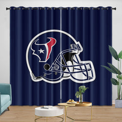 Houston Texans Curtains Blackout Window Drapes Room Decoration (Online Order Only)