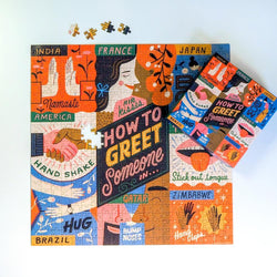 How to Greet Someone 500 Piece Jigsaw Puzzle Fred (ONLINE ORDER ONLY)