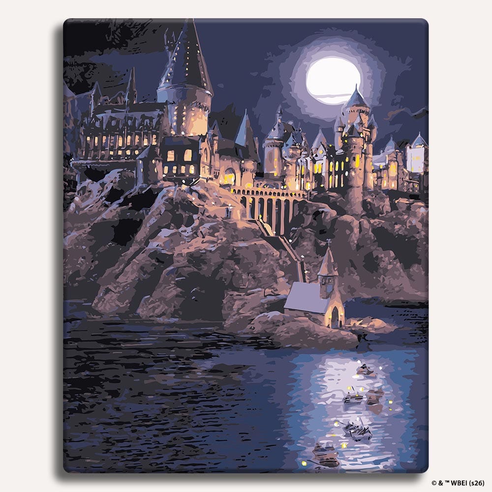 Boats To Hogwarts - Paint By Numbers Kit