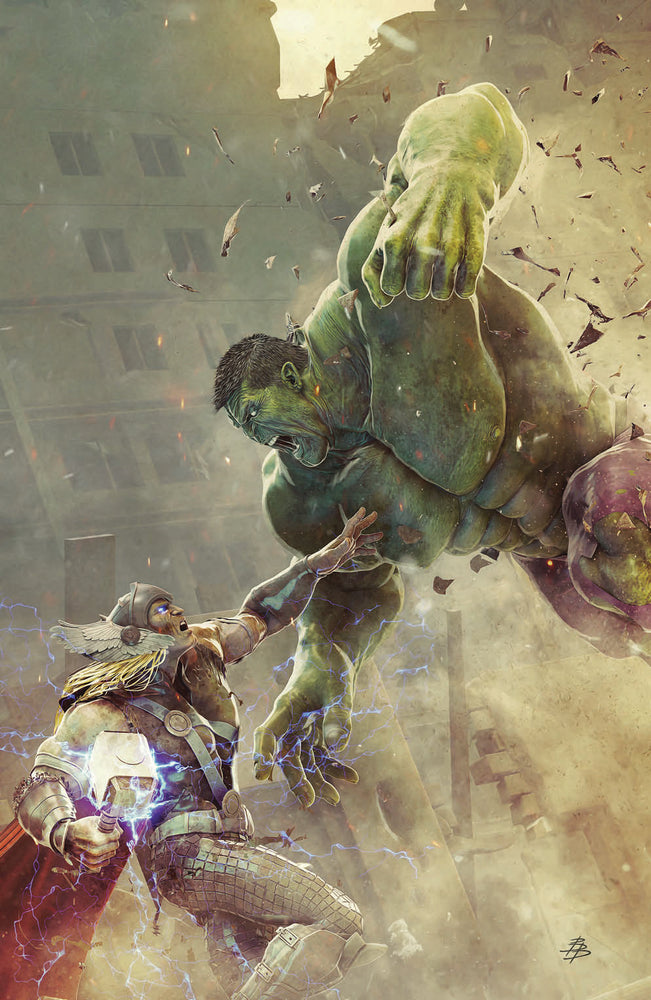 Hulk #8 Bjorn Barends Vs Thor Variant (08/17/2022) Marvel (ONLINE ORDER ONLY)