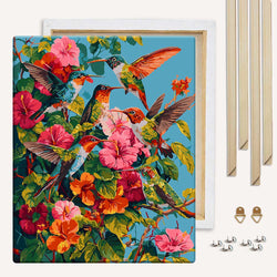 Hummingbird Garden - Paint By Numbers Kit