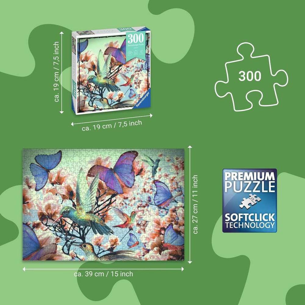 Hummingbirds 300 Piece Jigsaw Puzzle Ravensburger (ONLINE ORDER ONLY)