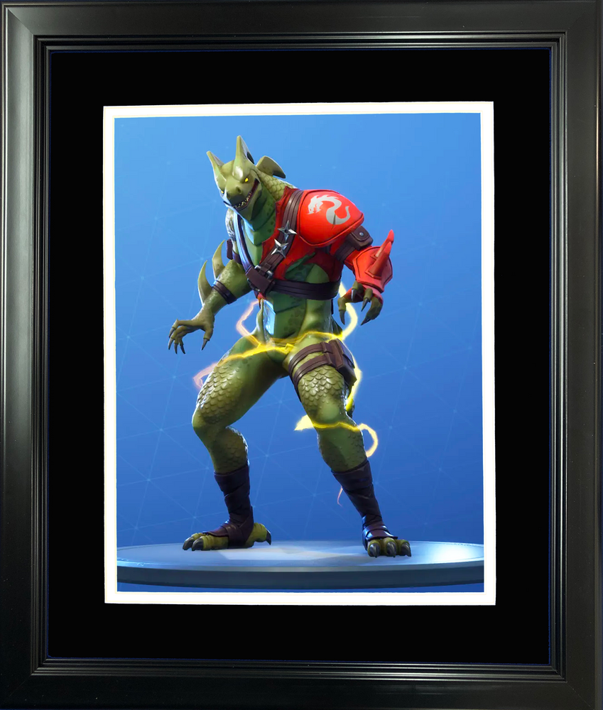 Framed Hybrid Stage 4 Legendary Fortnite Skin 11"x14" Video Game Photo (ONLINE ORDER ONLY)
