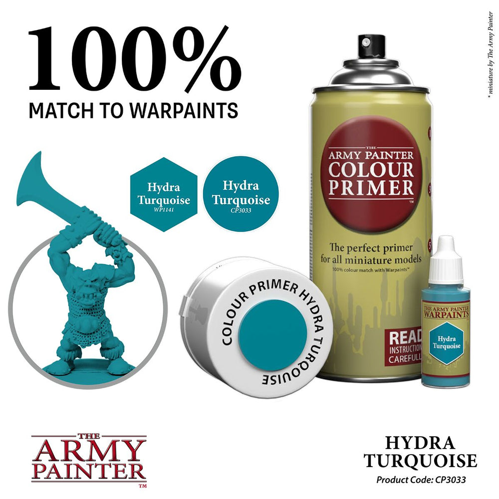 Army Painter Colour Primer: Hydra Turquosie (ONLINE ORDER ONLY)