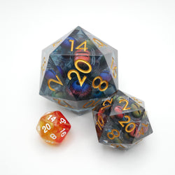 Hydra's Eyes | Giant D20 Moving Eye DnD Dice | Acrylic RPG Gaming Dice (ONLINE ORDER ONLY)