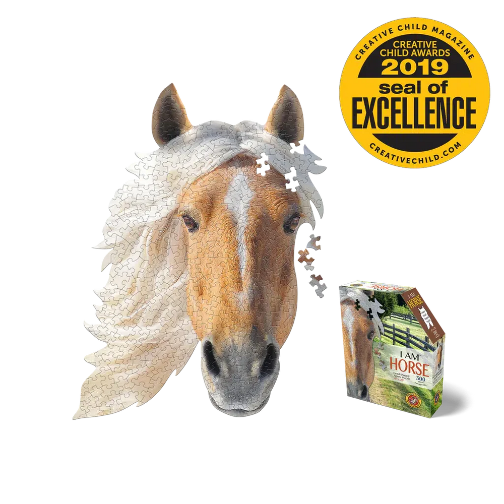 I Am Horse 300 Piece Head Shaped Jigsaw Puzzle Madd Capp (ONLINE ORDER ONLY)