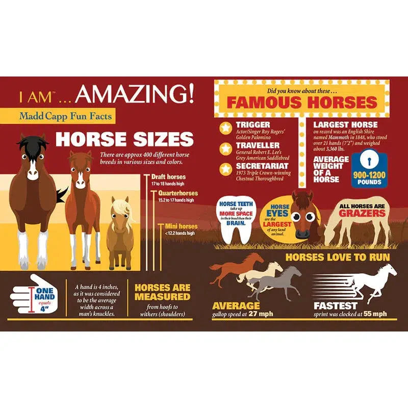 I Am Horse 300 Piece Head Shaped Jigsaw Puzzle Madd Capp (ONLINE ORDER ONLY)