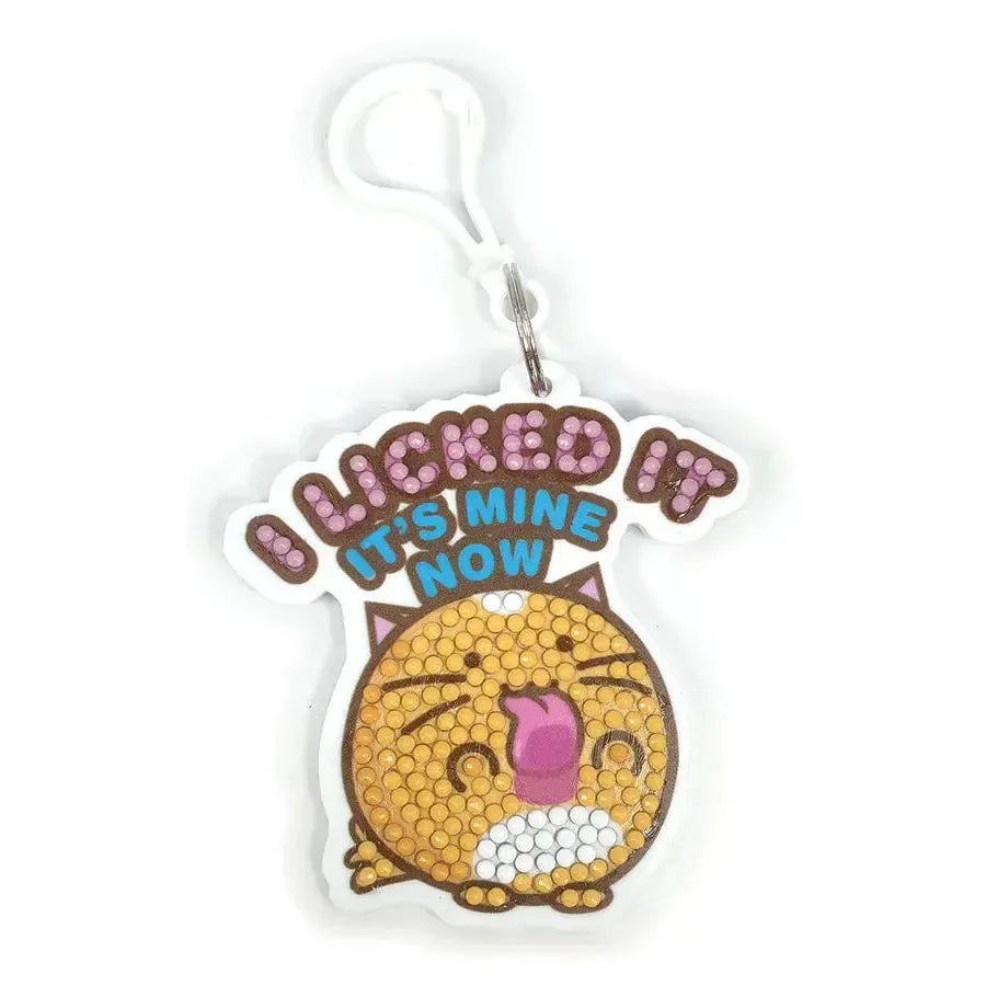 I Licked It.... Whisky Crystal Art Fuzz Balls Bag Charm Kit Craft Buddy (ONLINE ORDER ONLY)