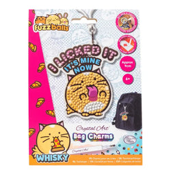 I Licked It.... Whisky Crystal Art Fuzz Balls Bag Charm Kit Craft Buddy (ONLINE ORDER ONLY)