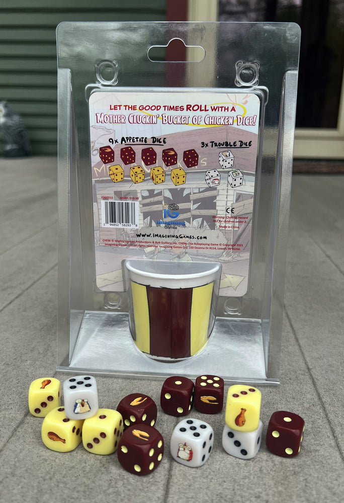 CHEW: Mother Cluckin' Bucket of Chicken Dice (ONLINE ORDER ONLY)