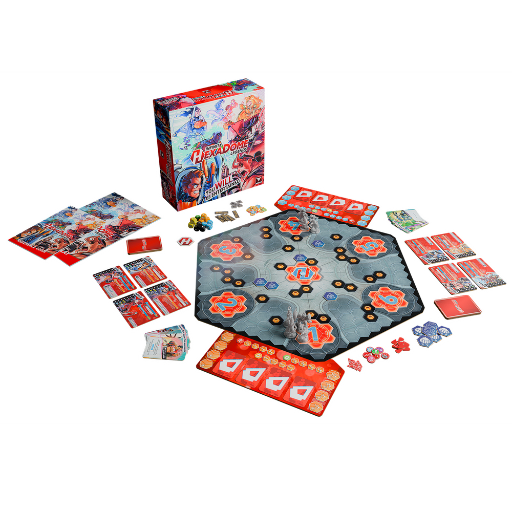 Infinity HexaDome Legends Core Box [AUGUST PRE-ORDER] [SPANISH] (ONLINE ORDER ONLY)